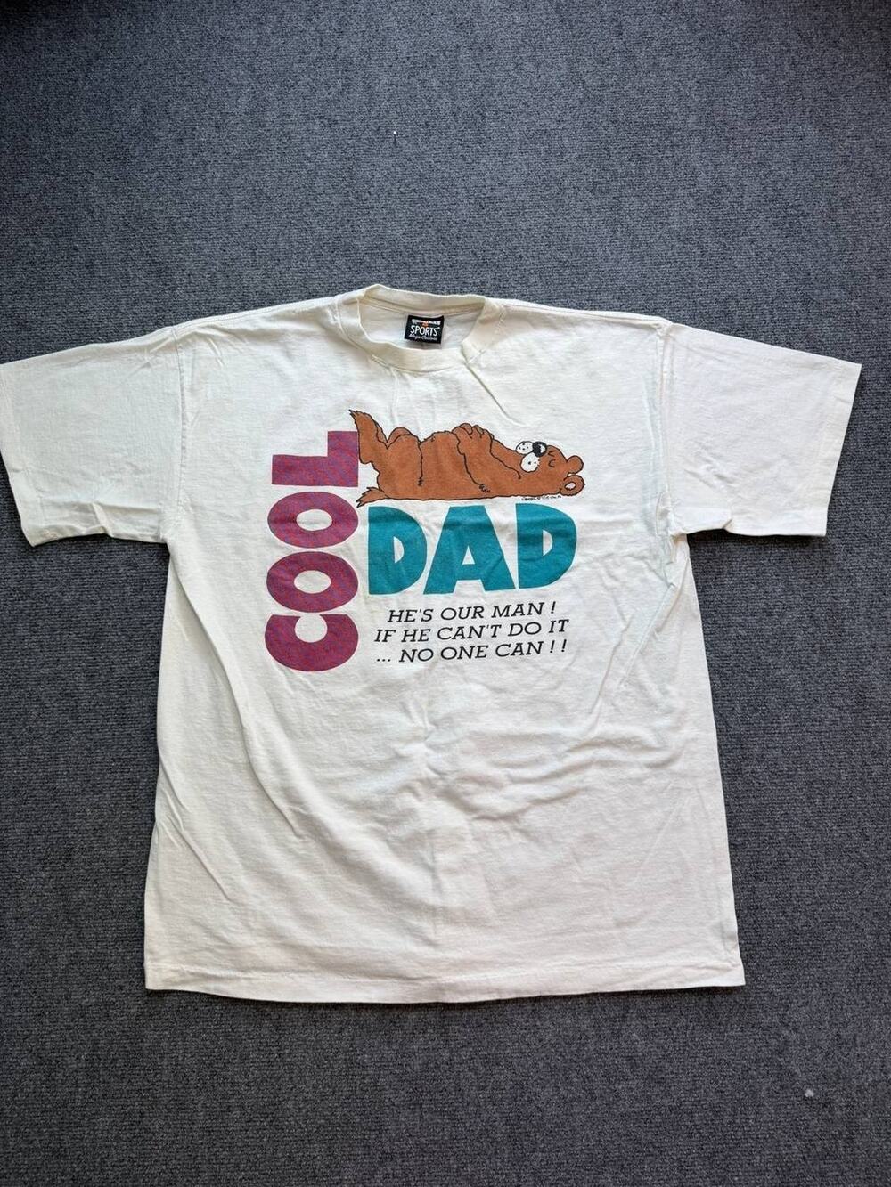 Vintage Signal Sports Cool Dad T Shirt XL USA Single Stitch Graphic Tee